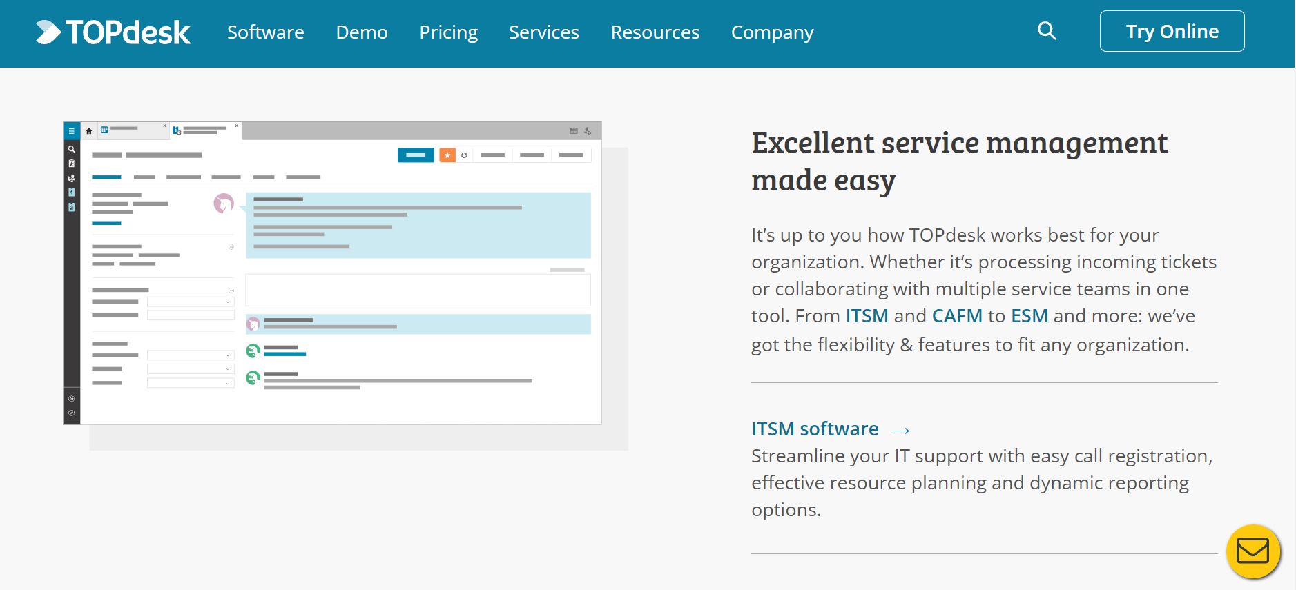 topdesk product / service