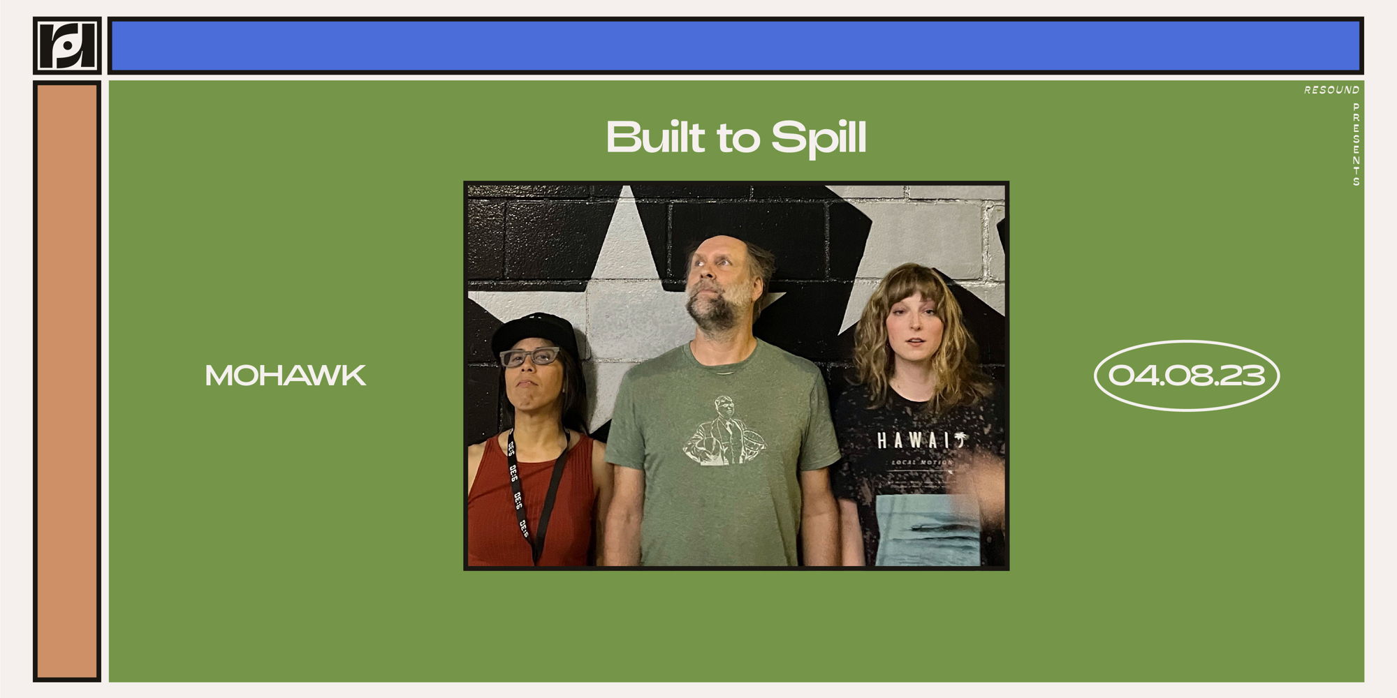 Resound Presents:  Built to Spill at Mohawk on 4/8/23 promotional image