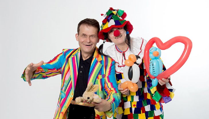 zauberer minimax luftballon clowns