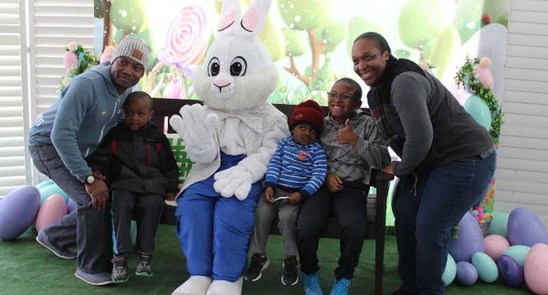 Meet the Easter Bunny at the Zoo
