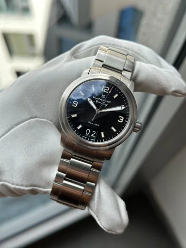 Blancpain Léman Aqua Lung steel bracelet