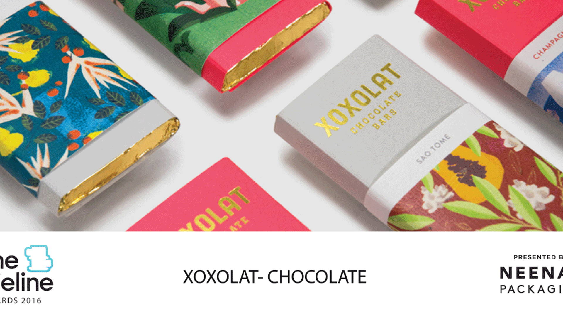 Featured image for The Dieline Awards 2016 Outstanding Achievements:  Xoxolat - Chocolate Bar Packaging