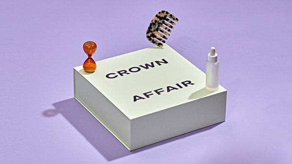 Crown Affair: Elevated Packaging for a New Kind of Hair Care Brand