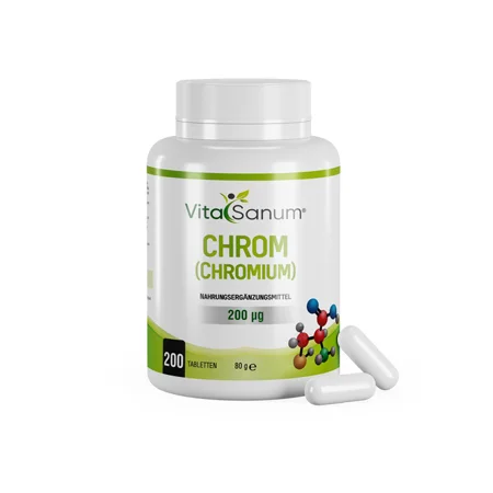 Chrom - Chromium - 200µg 60 Kapseln