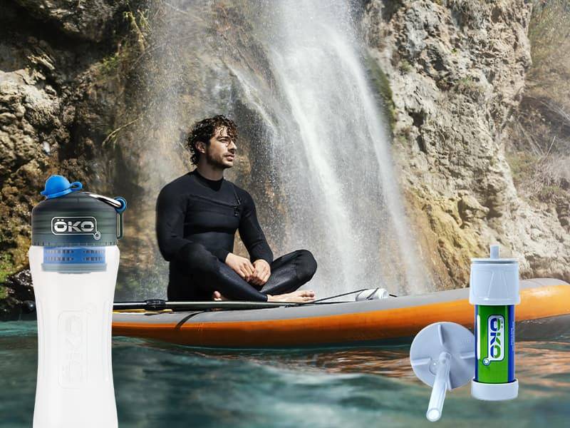 Gourde filtrante voyage