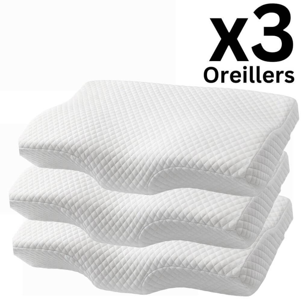 Oreiller Cervical Ergonomique, Oreiller Orthopedique Memoire de Forme