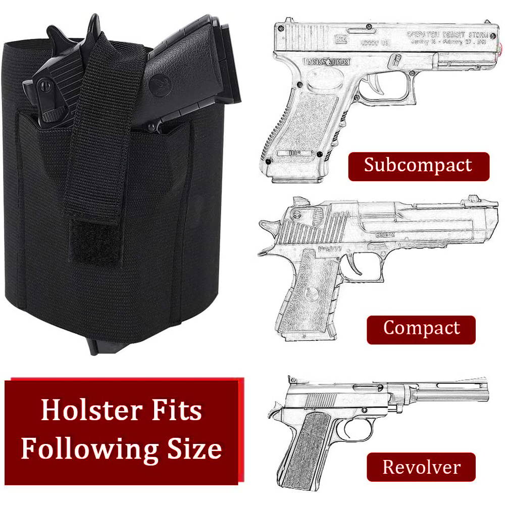 left hand shoulder holster, shoulder gun holster, belly holster, right hand shoulder holster