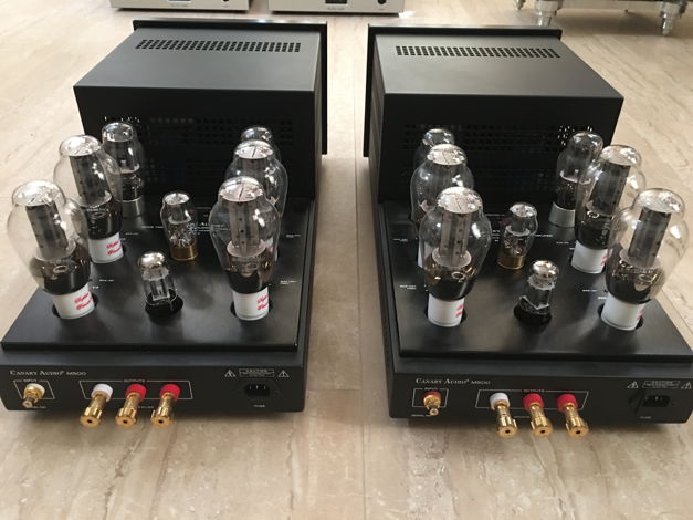 Canary Audio M500 300B tube monoblock amplifier  Excell...