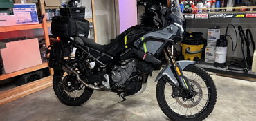 2025 CFMOTO IBEX 450 motorcycle for rent near SF, CA