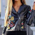 embroidered Leather Jackets