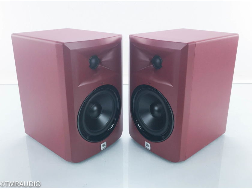 JBL LSR 305-MR Powered Bookshelf Speakers Matte Red Pair (16297)