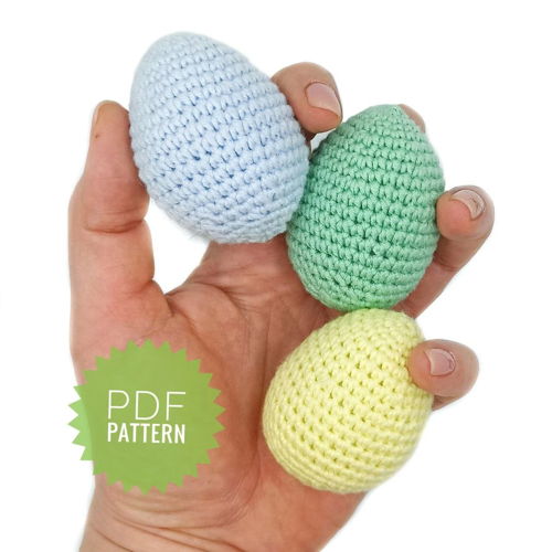 PAASEI Patroon PDF Ei - Amigurumi Haak Ei Patroon Amigurumi Ei Paasei Haak Paasdecoratie Beginner Haak Paaspatroon