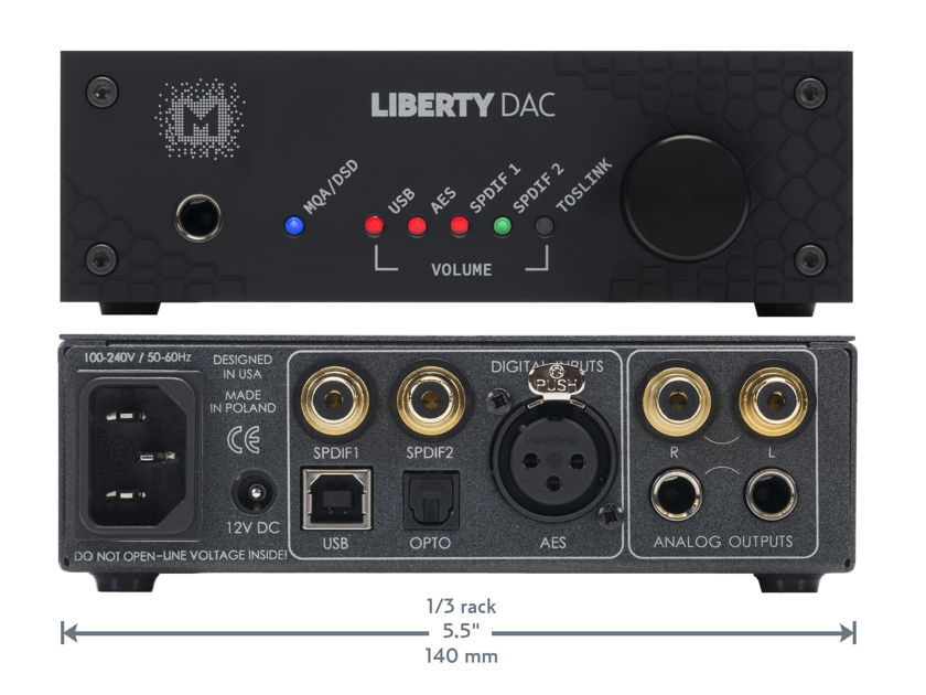 Mytek Liberty DAC -- MQA | DAC | Headphone Amp -- Free Shipping and Trial! - Try One Today... @JaguarAudioDesign.com