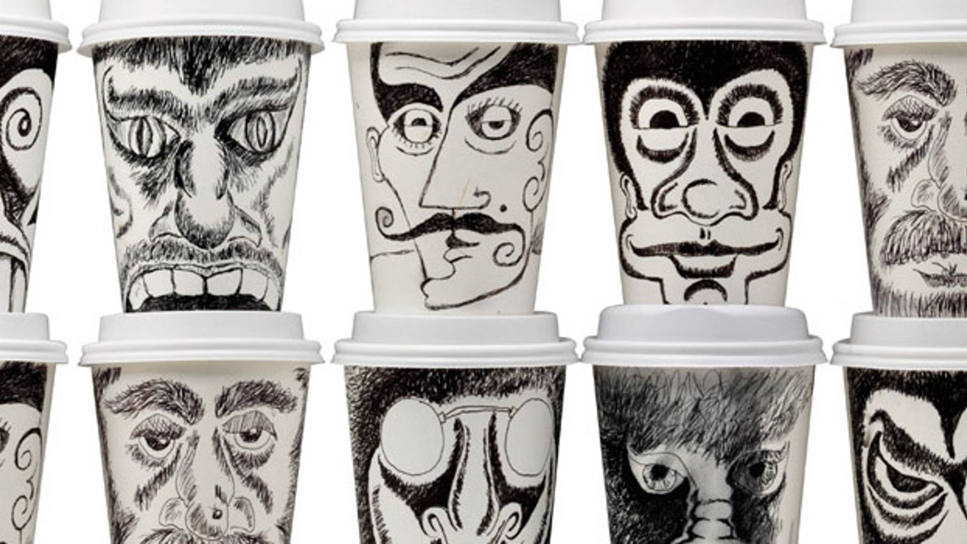Featured image for Coffee Cup Face Art