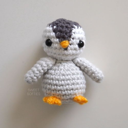 Pinguin met zak zonder naaiwerk