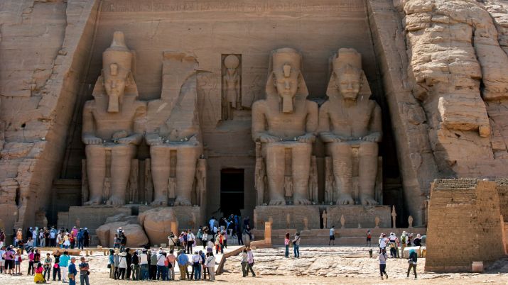 The Abu Simbel Temple is a UNESCO World Heritage Site