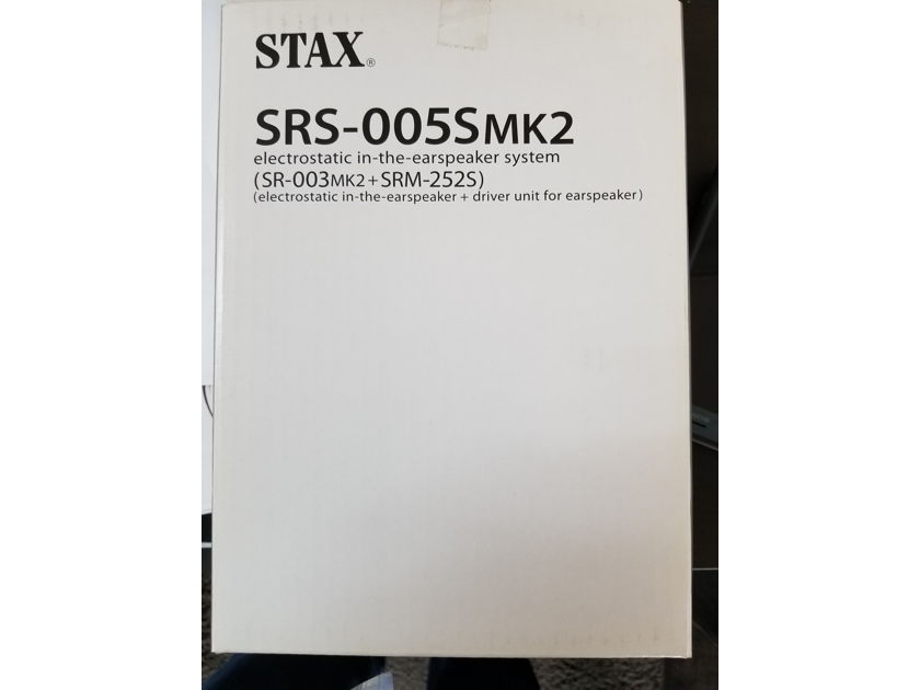 Stax SRS - 005s Mk2 Brand new in the box