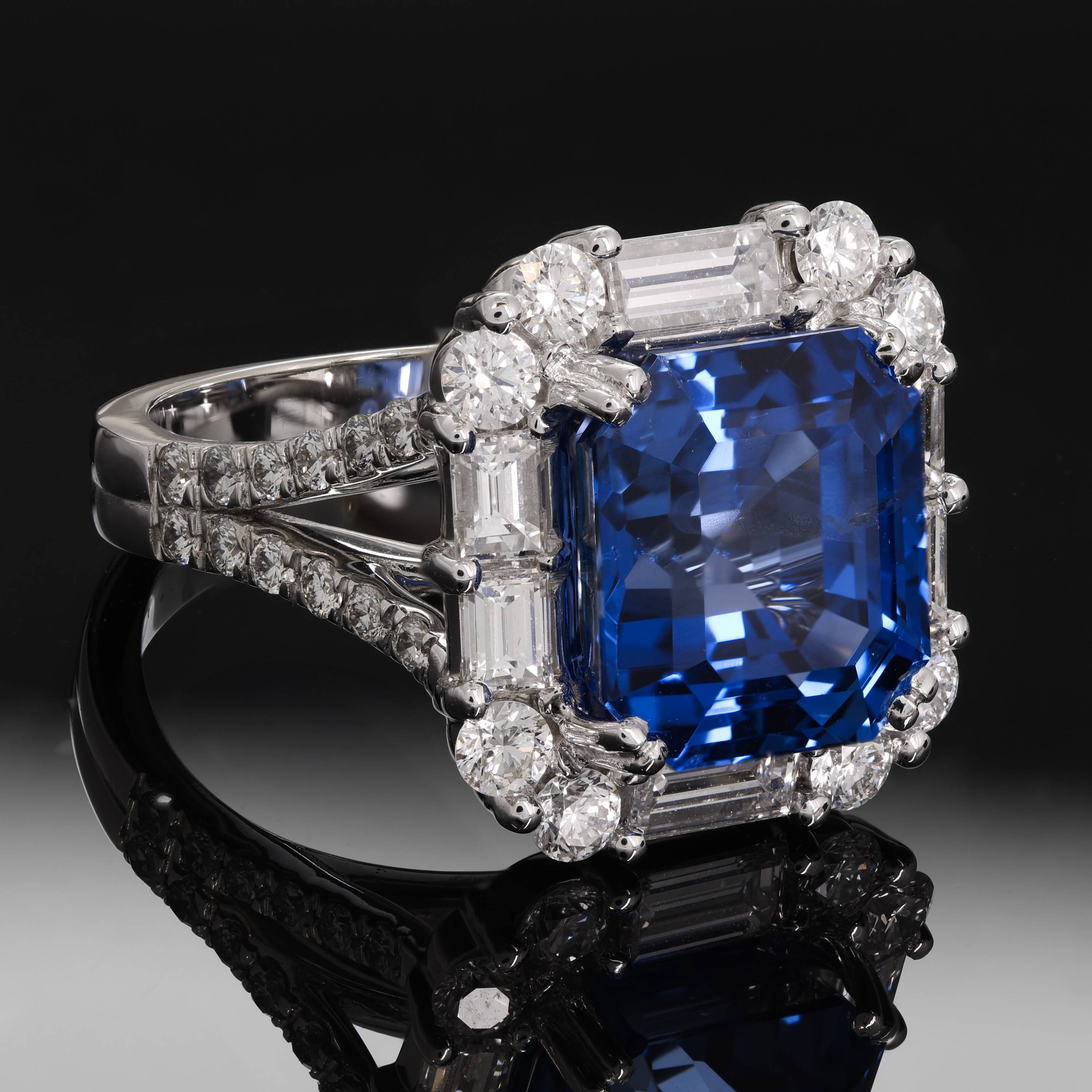 Custom Ring designed and created by Reis-Nichols Jewelers
