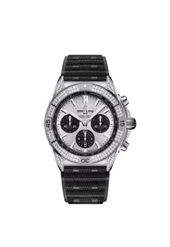 Chronomat B01 42 Stainless Steel - Diamond / Silver / Rubber