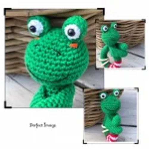 Crochet pattern Frog teether/ rattle