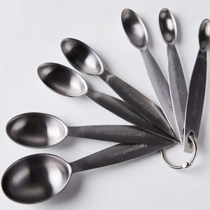 Maison Plus Heavyweight Stainless-Steel Oval Measuring Spoons