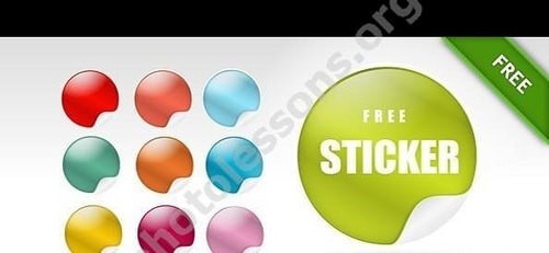 Этикетки для Фотошоп - скачать PSD исходник