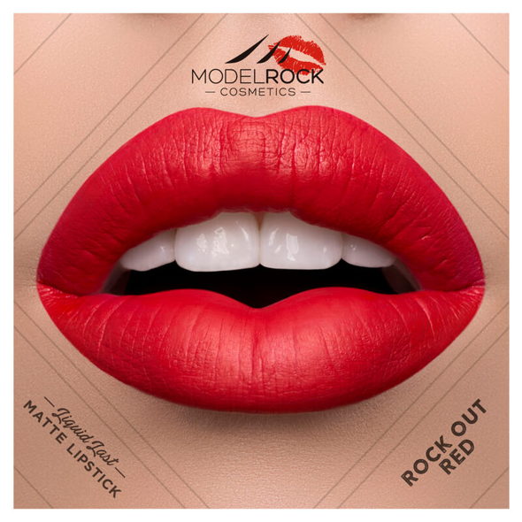 Liquid to Matte Longwear Lipstick **ROCK-OUT RED**