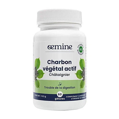 Charbon Végétal Actif - Gélules Gaz Intestinaux