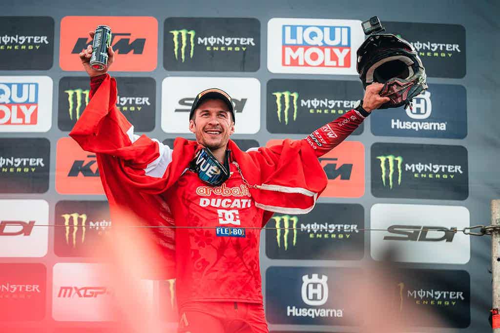 Primer podio Ducati MXGP