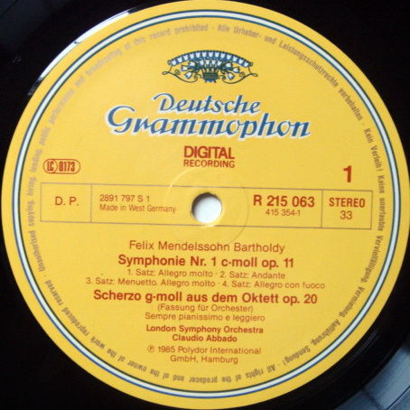 DG Digital / CLAUDIO ABBADO, - Mendelssohn 5 Symphonies...