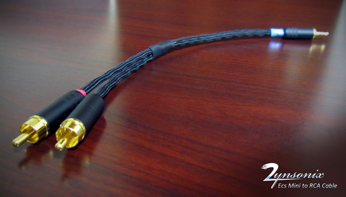 Zynsonix Ecs Mini to RCA Cable UPOCC Copper in Teflon -...