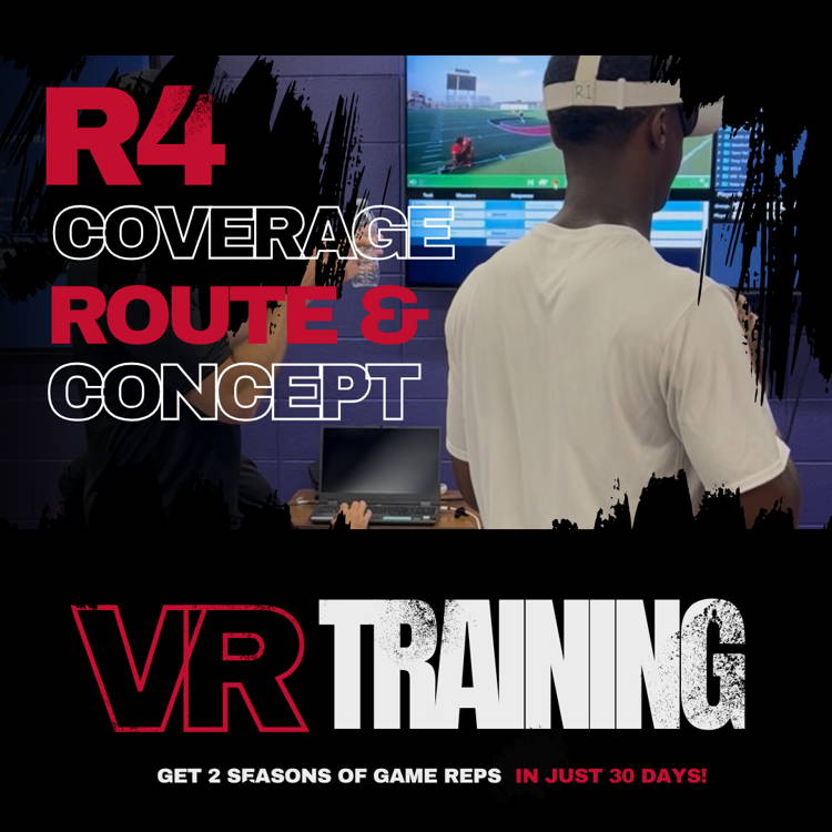 NEW! R4 REPS Virtual QB WR Coverage Reads Route Family