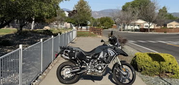 2017 BMW F 800 GS motorcycle for rent near Daly City, CA