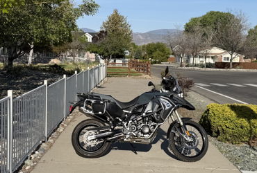 2017 BMW F 800 GS motorcycle for rent near Daly City, CA