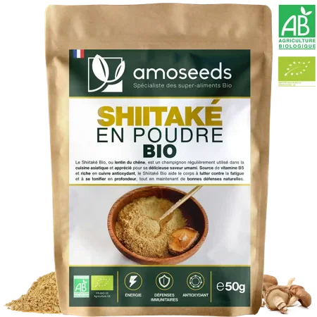 Shiitaké en Poudre Bio - 50 g