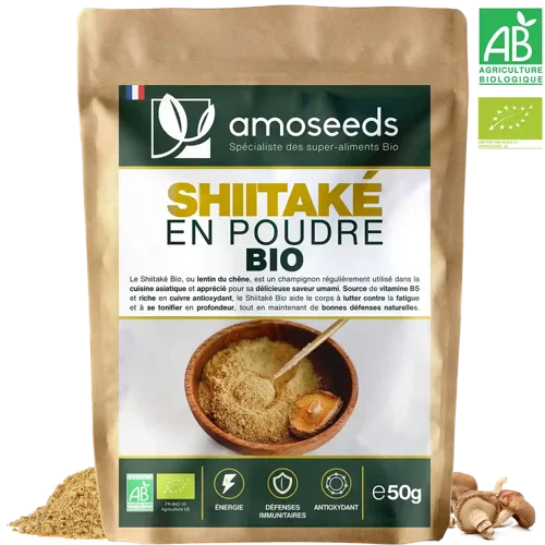 Shiitaké en Poudre Bio - 50 g