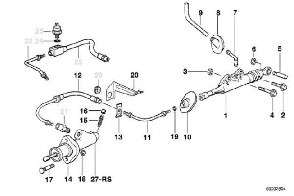 Clutch Line E36 21521159714