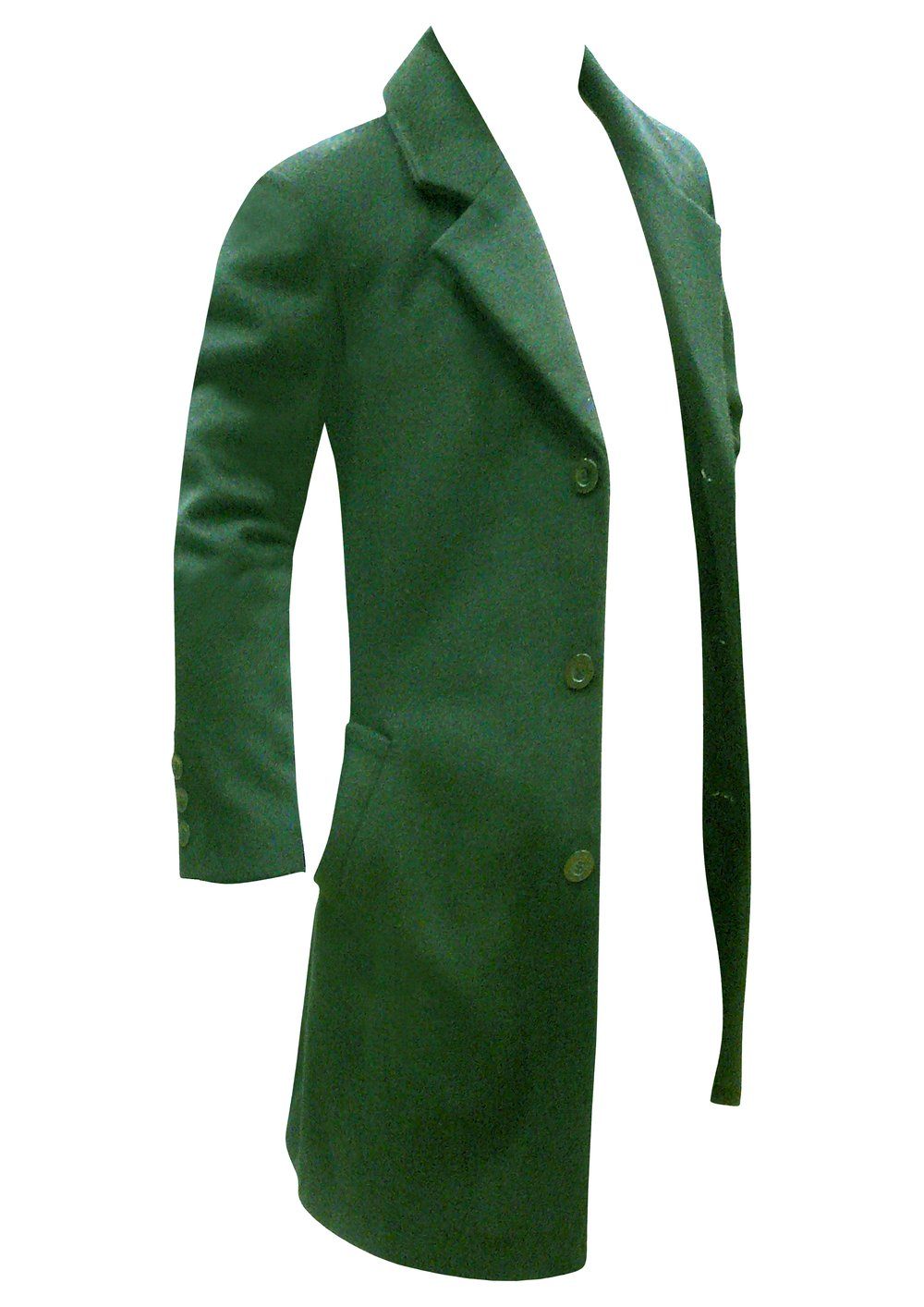 VANCOUVER - Green WOOL and CASHMERE - Image 2