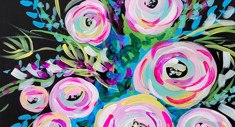 Paint + Sip: "Bright Bouquet" at Starr Hill Downtown