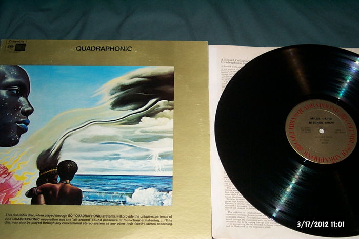 Miles Davis - Bitches Brew 2 LP SQ Quadraphonic NM