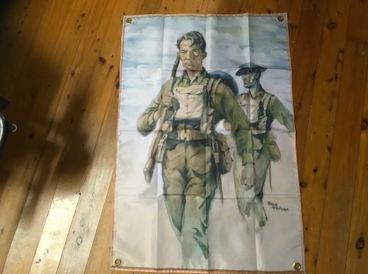 Australian army. RAR. World War Two. Soldier. Mancave Idea