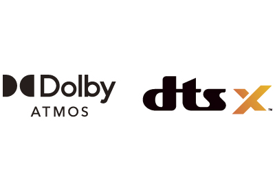 Dolby Atmos（R）・DTS:X（R）に対応