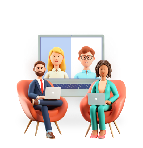 Hybrid office with remote and in-person workers engaging in Hybrid Team Building Activities