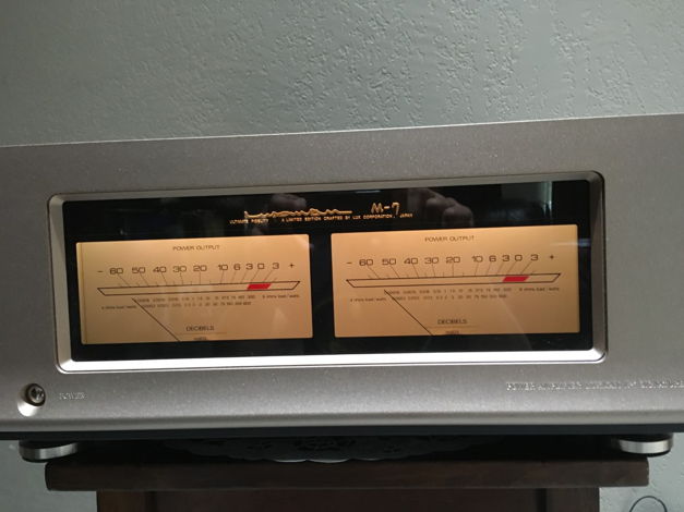 Luxman M-7 Best Sounding Solid State Power AMP   ***20%...