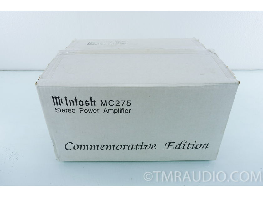 McIntosh MC275 Commemorative Edition Stereo Tube Amplifier (NEW) (9429)