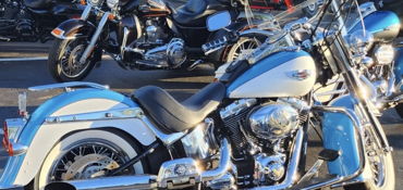 2008 HARLEY-DAVIDSON FLSTN SOFTAIL DELUXE (CSTM PAINT) motorcycle for rent near West Columbia, SC