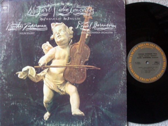 Columbia / ZUKERMAN-BARENBOIM, - Mozart Violin COncerto...