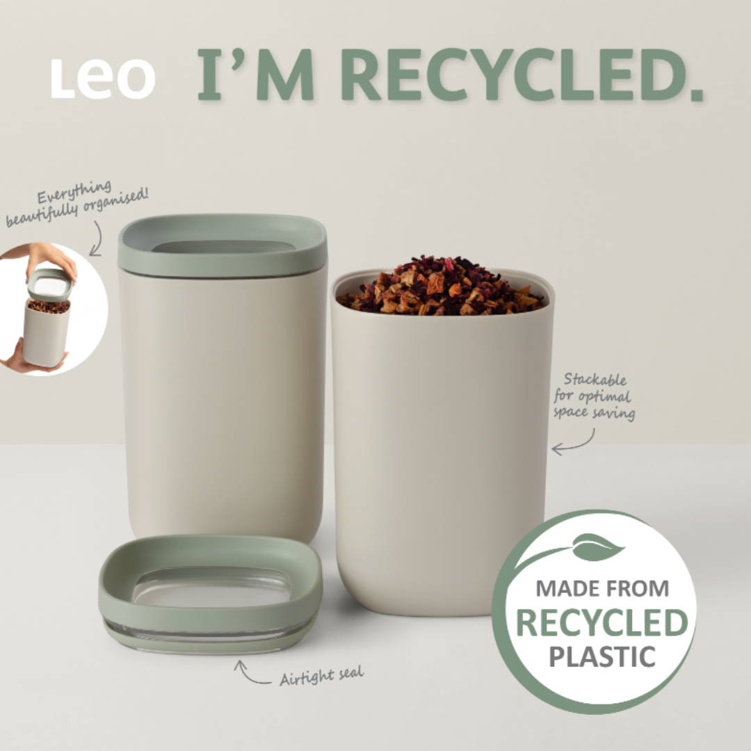 Duurzame spaaractie van SPAR en BergHOFF met focus op milieubewuste consumptie, voedselverspilling en gerecycleerde LEO-collectie producten voor een verantwoordelijke en groene levensstijl.