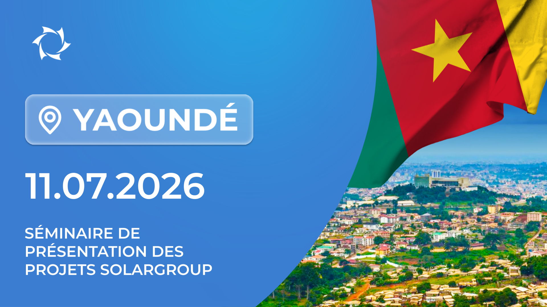 Séminaire de présentation des projets SOLARGROUPen salle à Yaoundé (Cameroun)