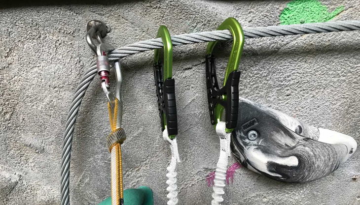 technik im klettersteig